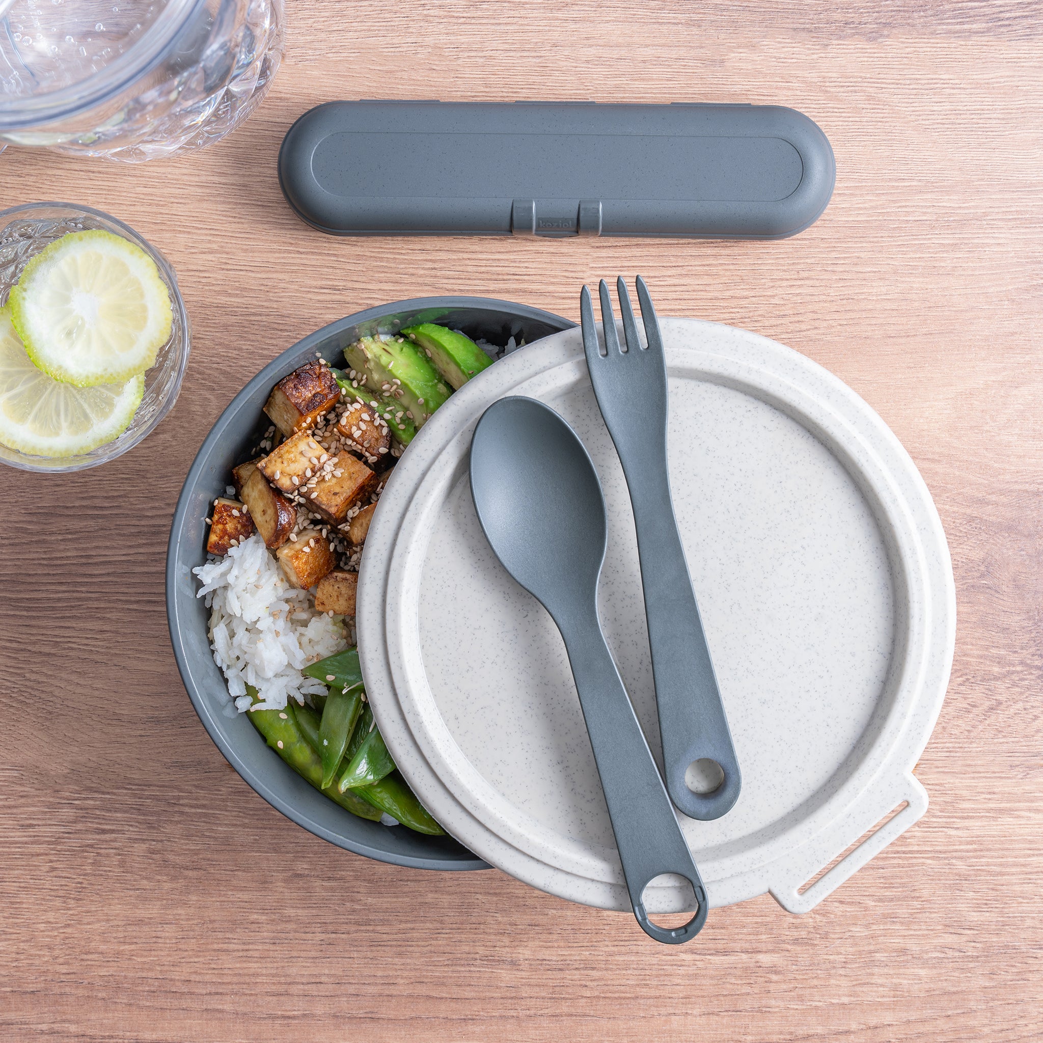 TWIST READY SNACK Besteck Etui + Besteckset 2-teilig