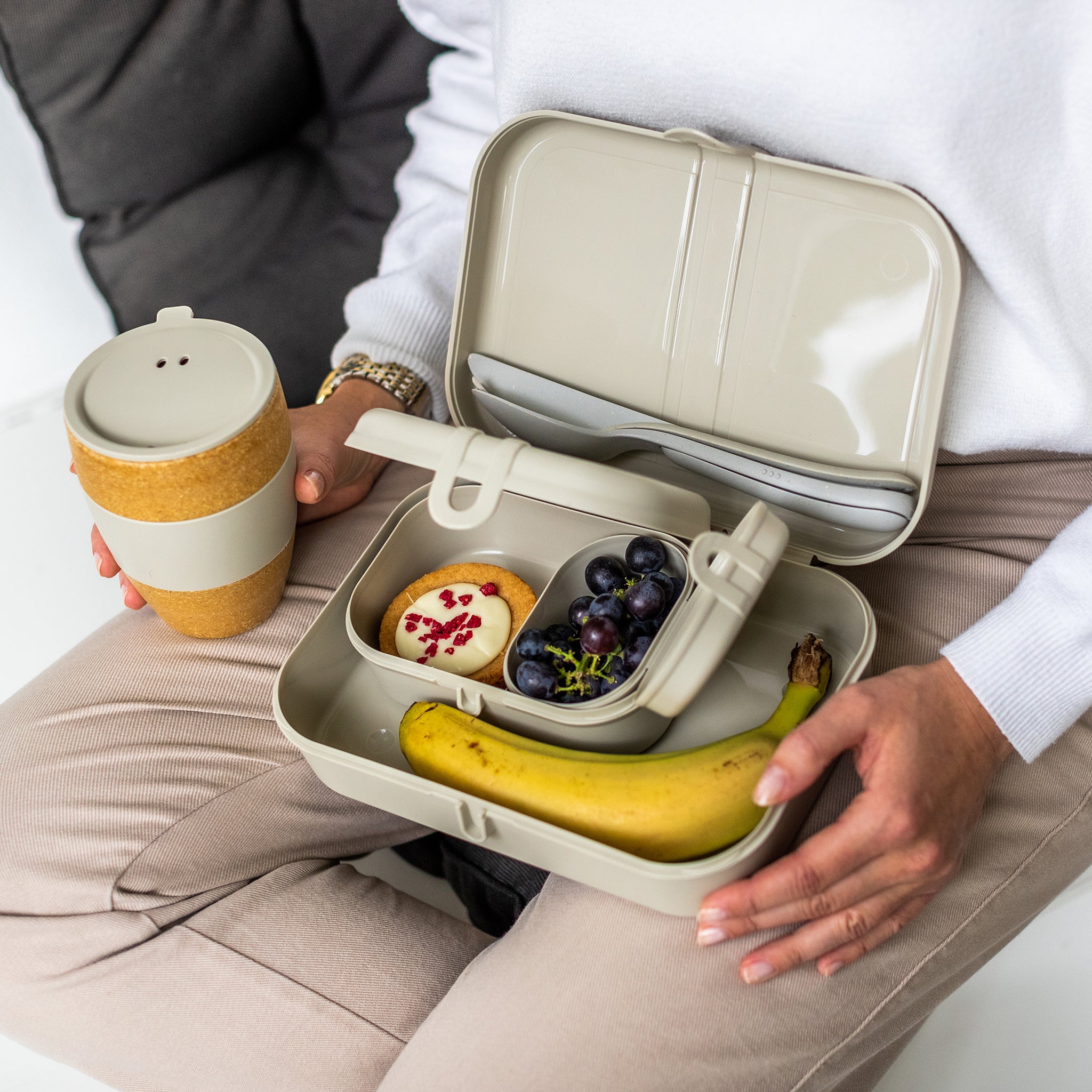 PASCAL READY Lunchbox-Set + Besteck-Set