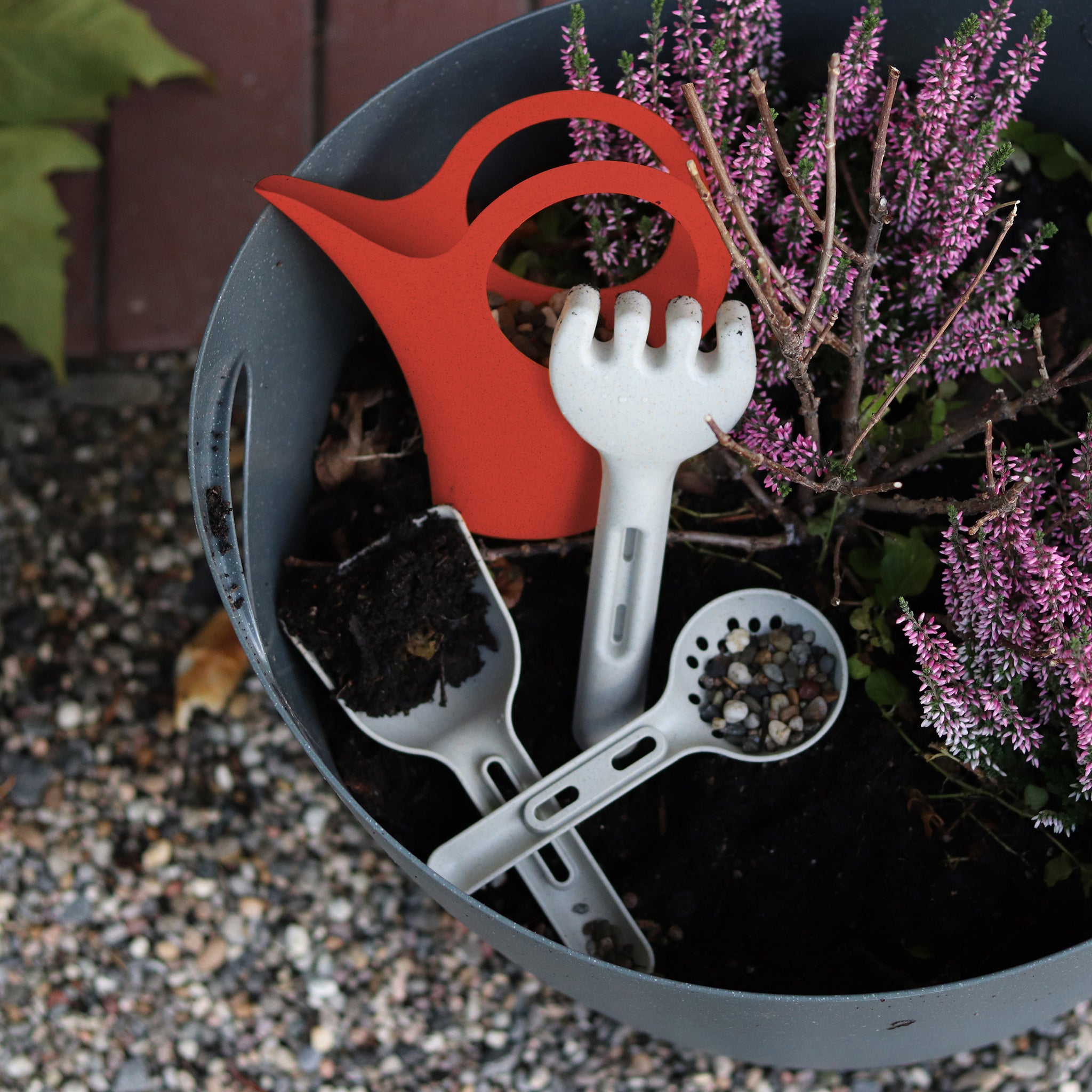 KLIKK SAND READY GARDEN Sandwerkzeug Set 3-teilig+Gießkanne